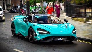 Supercars in London September 2024 - #CSATW650 [McLaren 765LT, Ford GT, Purosangue, 992 GT3RS, 675LT