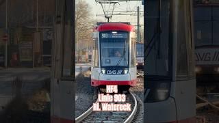 NF4 | Linie 903 | Ri. Walsum Watereck | Einfahrt: (H) Rheintörchenstr. | #dvg #straßenbahn #duisburg