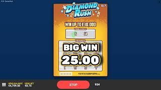 Diamond Rush (Hacksaw Gaming)  Online Slot BIG WIN! ️️