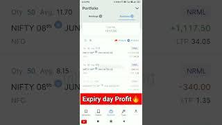 CE PE on Thursday Expiry Day / Option trading in Zerodha#shorts