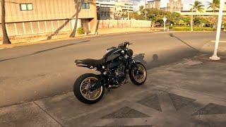 honolulu traffic can be fun | XSR700 Akrapovic