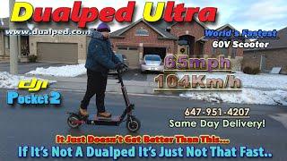 Dualped Ultra World's Fastest 60V Scooter