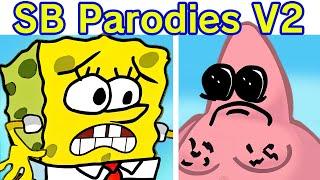 Friday Night Funkin' VS Spongebob Parodies V2 FULL WEEK + References (FNF Mod/Spongebob Squarepants)