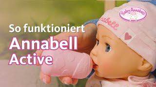 Baby Annabell Active: sie nuckelt, lacht, kichert und kann Babygymnastik  | Zapf Creation