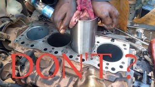 Common mistakes done by mechanics during diesel engine rebuild.