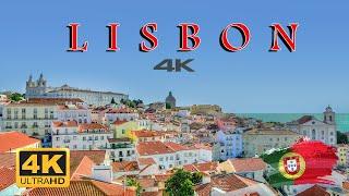 Lisbon, Portugal In 4K  Lisboa vista do céu , Travel Guide (4k)