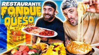 PROBANDO EL RESTAURANTE MÁS CALÓRICO de ANDORRA! *EL PARAISO DEL QUESO FONDUE*  