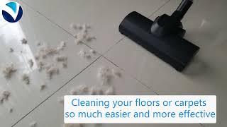 VACEXT Turbo Brush Head Set 2: Pet Hair Removal for Carpets & Floors #vacext #vairalvideo