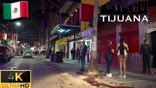  Tijuana Streets at Night |  Zona Norte  2024 [4K]