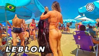 Brazilian Beach  Rio de Janeiro, Leblon Beach 【 4K UHD 】