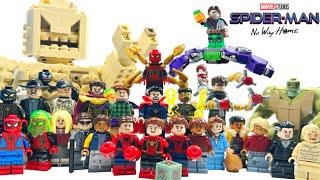 LEGO Spider Man No Way Home Minifigure Collection & How To Upgrade Them!