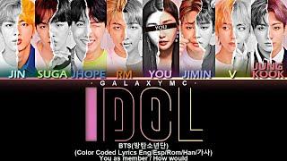 BTS(방탄소년단) 'Idol' (Color Coded Lyrics Eng/Esp/Rom/Han/가사) (8 Members ver.)【GALAXY MC】