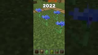 Minecraft Realistic VS Realism 2022 VS 2050 Multiple Year Comparison | #shorts