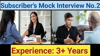 Subscriber's Power BI Mock Interview No.2 | Power BI interviews | Power BI Developer Interview