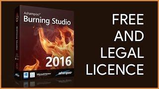 Get FREE and LEGAL License for Ashampoo Burning Studio 2016