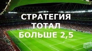 Тотал больше 2.5, Стратегия на футбол, Простая стратегия на 2.5 Б