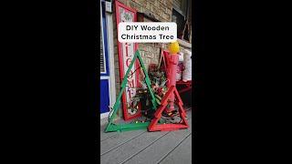 Greenworks DIY Wooden Christmas Tree