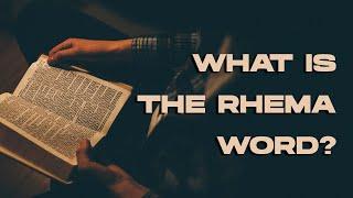 WHAT IS THE RHEMA WORD? || PS.JOHN BRITTO