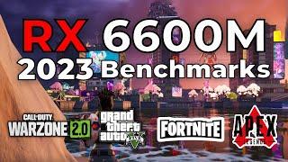 RX 6600M + Intel i3 12100F Benchmarks | 4 Games Tested