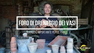 FORO DI DRENAGGIO DEI VASI