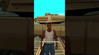 IF YOU USE A TANK AS A SHIELD AGAINST A TRAIN IN GTA GAMES