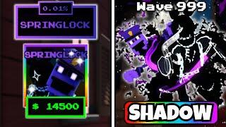 SPRINGLOCK SHADOW OF AFTON VS ENDLESS MODE.. (Five Nights TD)