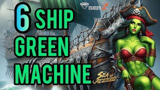 Green Machine 6 Ship Build s4 Sea of Conquest   GemZ