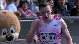 Karsten Warholm DOMINATES 2022 Berlin Continental Tour 400m Hurdles