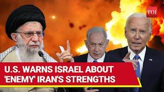 'Iran's Military Power...': U.S. Cautions Israel About Tehran's Capabilities After Khamenei's Threat