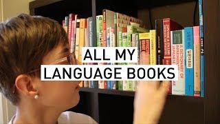 Cleaning out my language books | Bookshelf tour with a twist