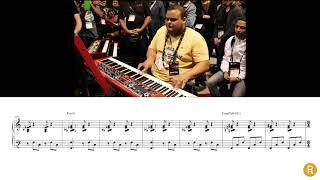 Transcription - Jesús Molina (Piano) - Nord at NAMM 2018 - 3rd piece