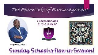 International Sunday School Lesson - July 30, 2024 - The Fellowship of Encouragement