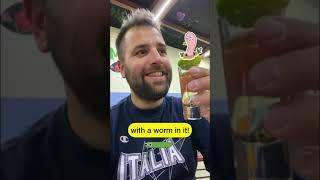 Mexican Tequila with worm 