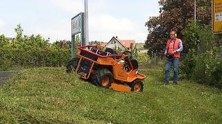 AS-Motor AS 940 Sherpa 4WD RC - Der weltweit erste ferngesteuerte Aufsitzmäher im Einsatz