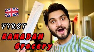 My First RAMADAN In UK    | £100 RAMADAN Grocery IN UK  | Missing My Family ‍‍