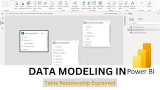 Data Modeling in Power Bi - Understand Table Relationship Better