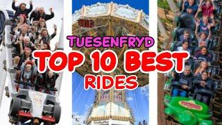Top 10 rides at Tusenfryd - Vinterbro, Norway | 2022