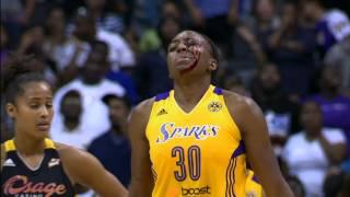 Candace Parker Recounts the Parker-Ogwumike Head Bump