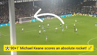 Everton vs tottenham Spurs | 90+1' Michael Keane scores an absolute rocket! 