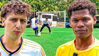 RETOS DE FUTBOL CON JH DE LA CRUZ  (primo de Mbappé )