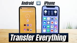 How to Transfer Data from Android to iPhone [2 FREE Ways]