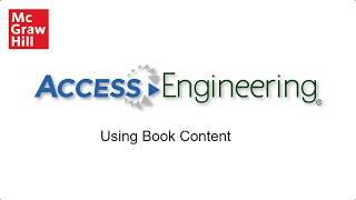 AccessEngineering Using Book Content