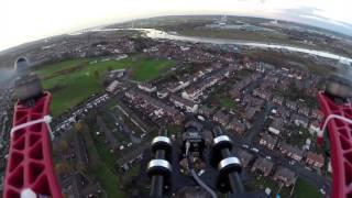 Quadcopter flight in Connah's Quay