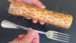 Super Quick Yam Peeling! - Life Hack，  Yam Peeling Tips   Yam Peeling Coup   ！。