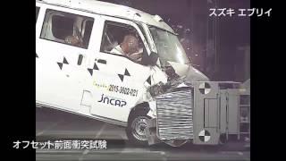 自動車アセスメント:スズキエブリイ:オフセット前面衝突試験