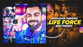 Life Force - Virat Kohli Edit [4k] | Ae Inspired Alight Motion Preset | Free Preset