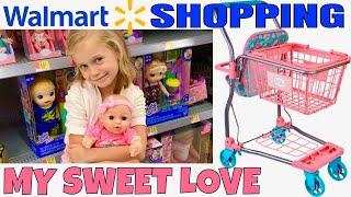 Yay! Walmart Trip With Skye! My Sweet Love Shopping Cart Unboxing & Review!