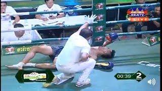 Phan Kron vs Phet Phayak(thai), Khmer Boxing Seatv 30 Sep 2017, Kun Khmer vs Muay Thai