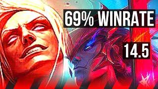 VLADIMIR vs YONE (TOP) | 8/0/4, 69% winrate, Legendary | TR Grandmaster | 14.5