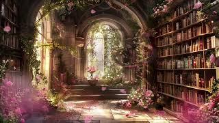 Enchanted Spring Court Library Ambience: Tranquil Music Soundscape Inspired by ACOTAR